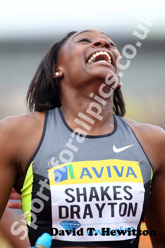 Perri Shakes-Drayton, 400 metres hurdles, 2012 Samsung Diamond League, Crystal Palace, London.